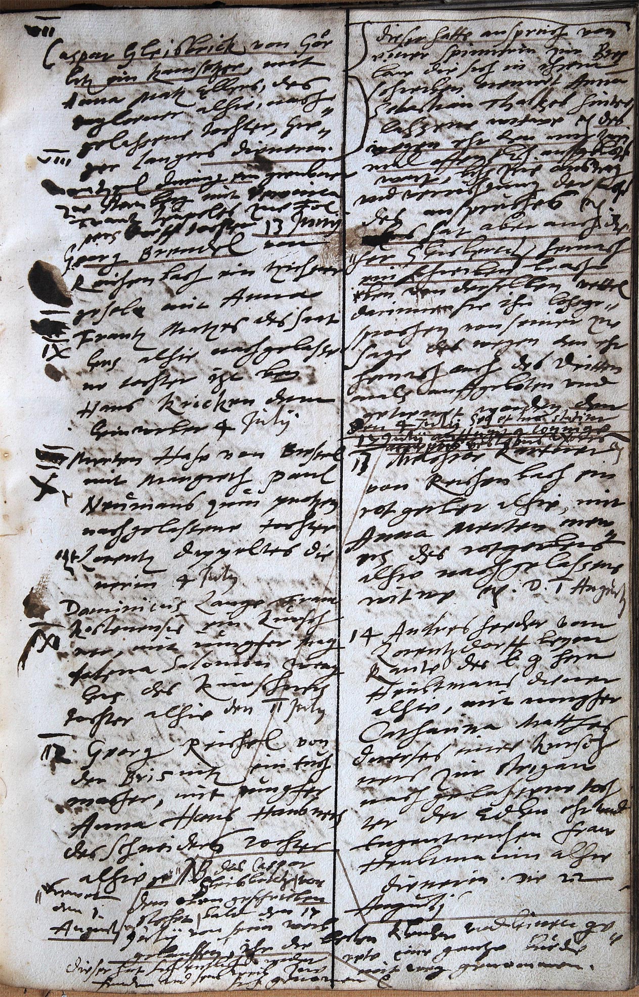 Kirchenbuch 1578 Seite 39