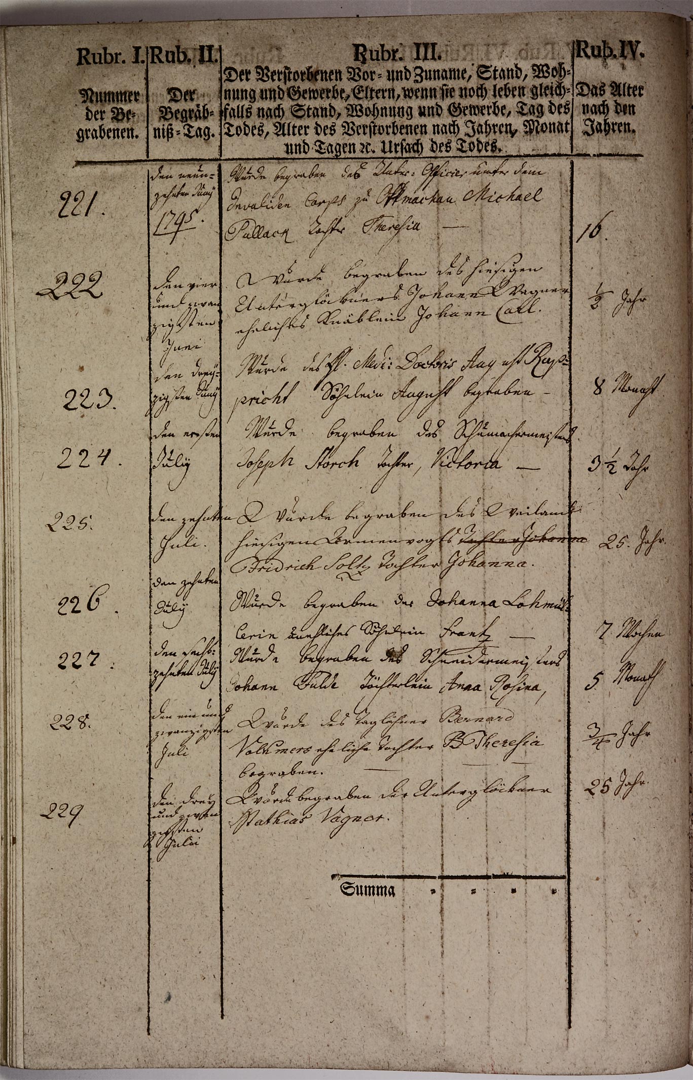 Kirchenbuch 1793 Seite 99
