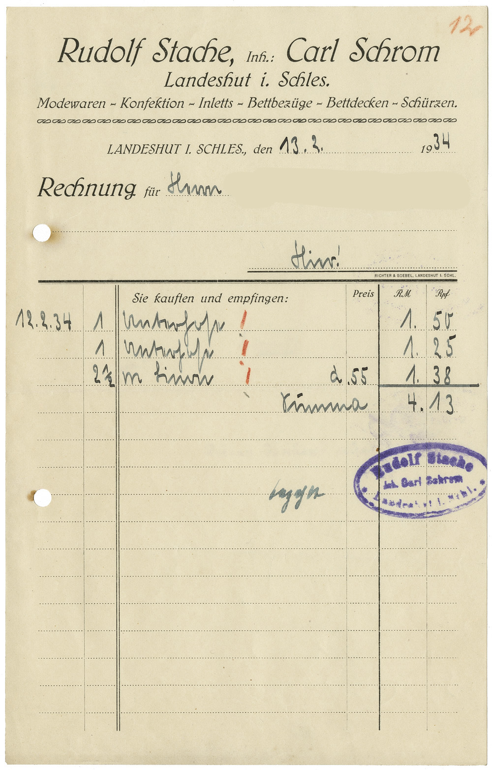 Rudolf Stache Inh. Carl Schrom