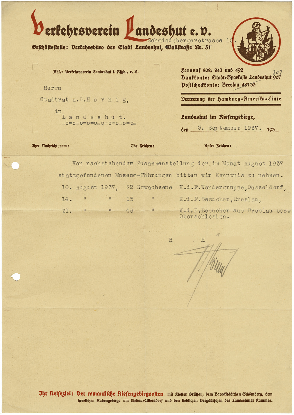 03.09.1937 Verkehrsverein Landeshut